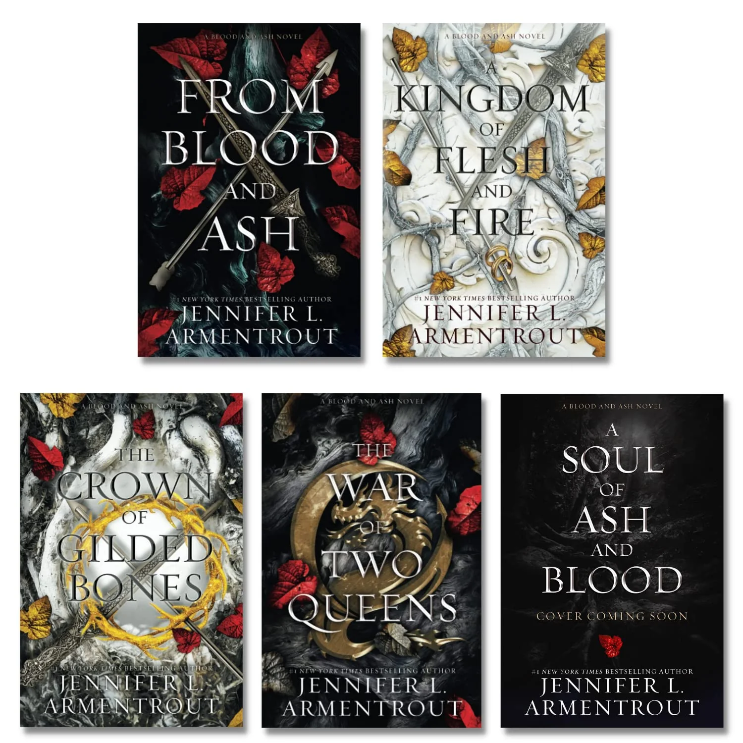 Blood and Ash Series(5 Books) by Jennifer L. Armentrout
