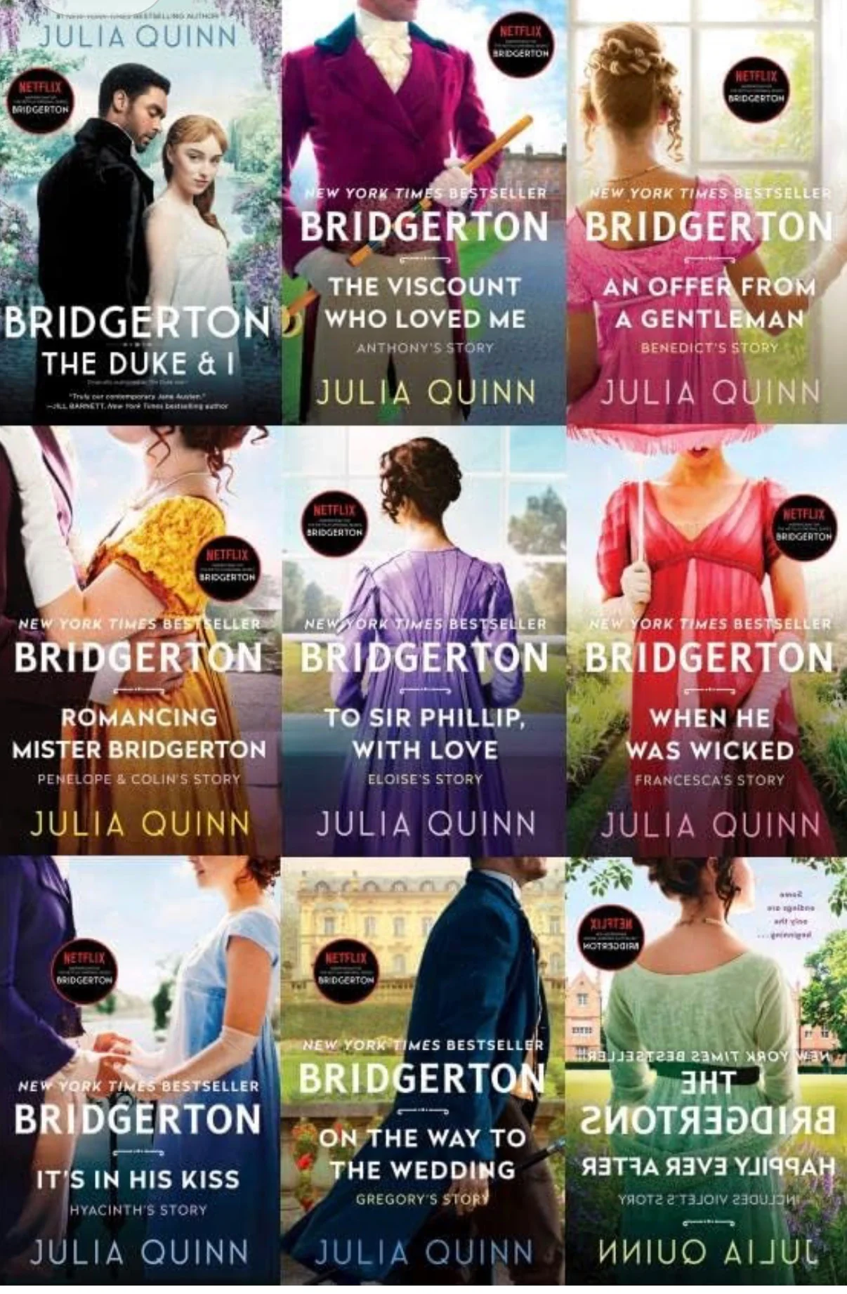 Bridgertons Series (8 Books) by Julia Quinn