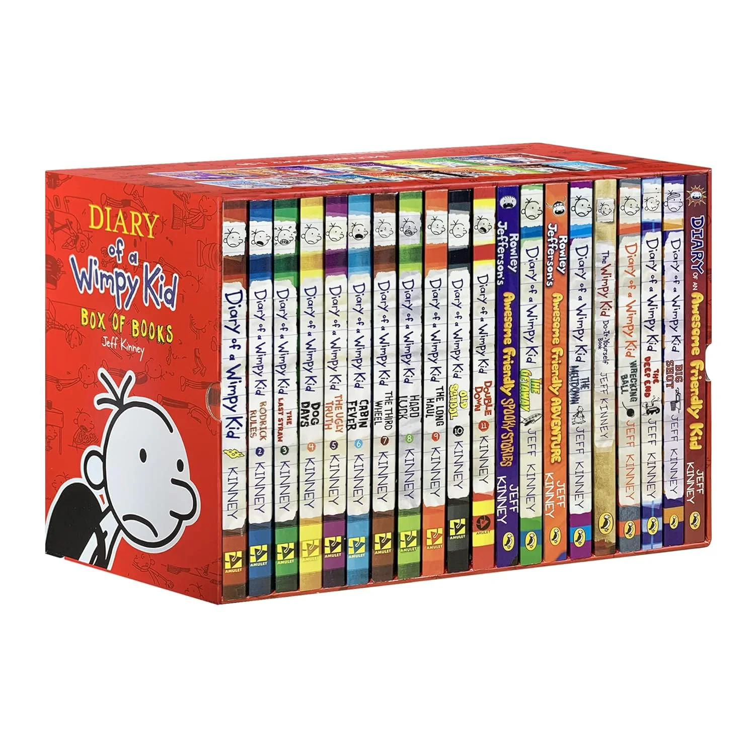 Jeff Kinney Diary of a Wimpy Kid 25 Books Series Complete Collection Boxed Set Paperback  by Jeff Kinney - Image 2